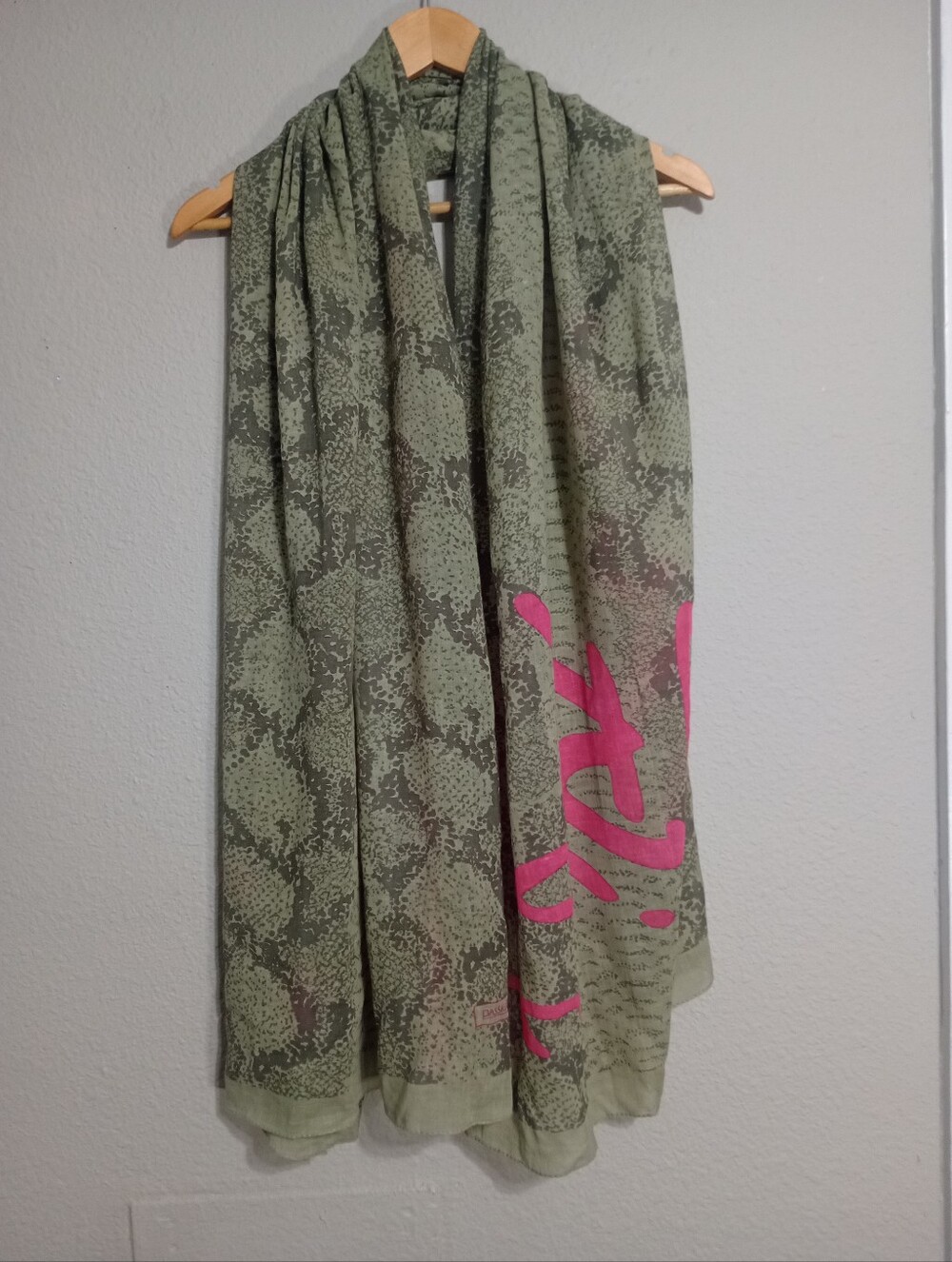 Passigatti Snakeskin Print Sunrise Cotton Scarf